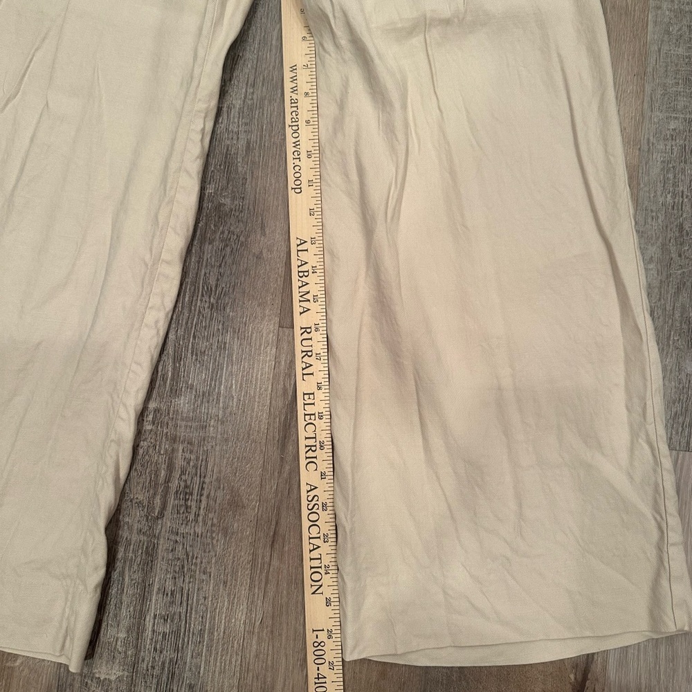 Cabi Traipse Trouser Pleated Wide Leg Neutral Career Staple Business Casual Sz4 - Picture 7 of 11